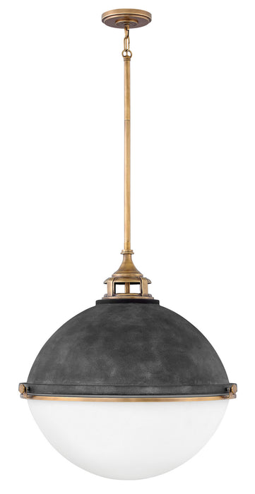 Hinkley 4836DZ LED Pendant, Aged Zinc