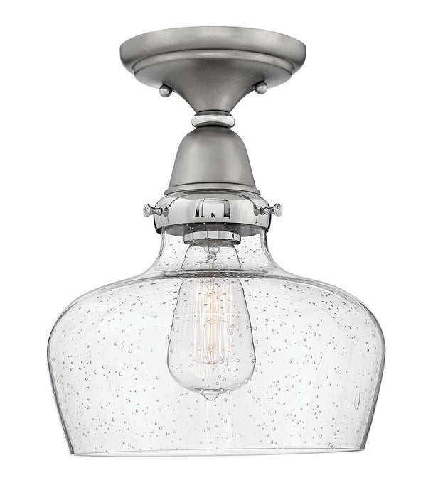 Hinkley 67012EN LED Flush Mount, English Nickel