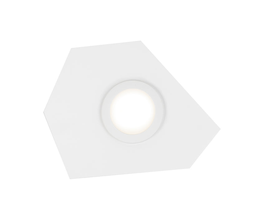 Kuzco Lighting FM4201-WH/WH LED Flush Mount, White/White