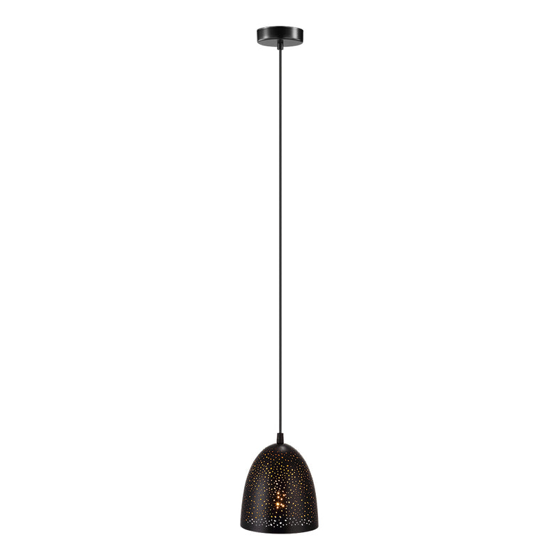 Eglo USA 202265A One Light Pendant, Matte Black