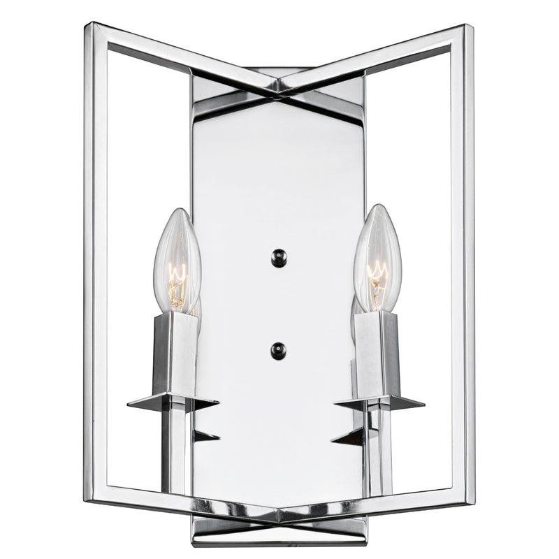 Artcraft AC10727CH Two Light Wall Mount, Chrome