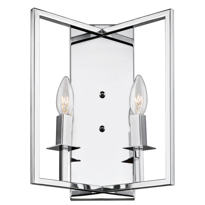 Artcraft AC10727CH Two Light Wall Mount, Chrome