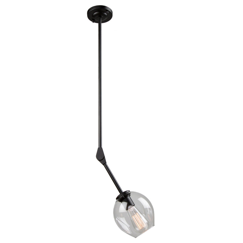 Artcraft JA14020BK One Light Pendant, Black