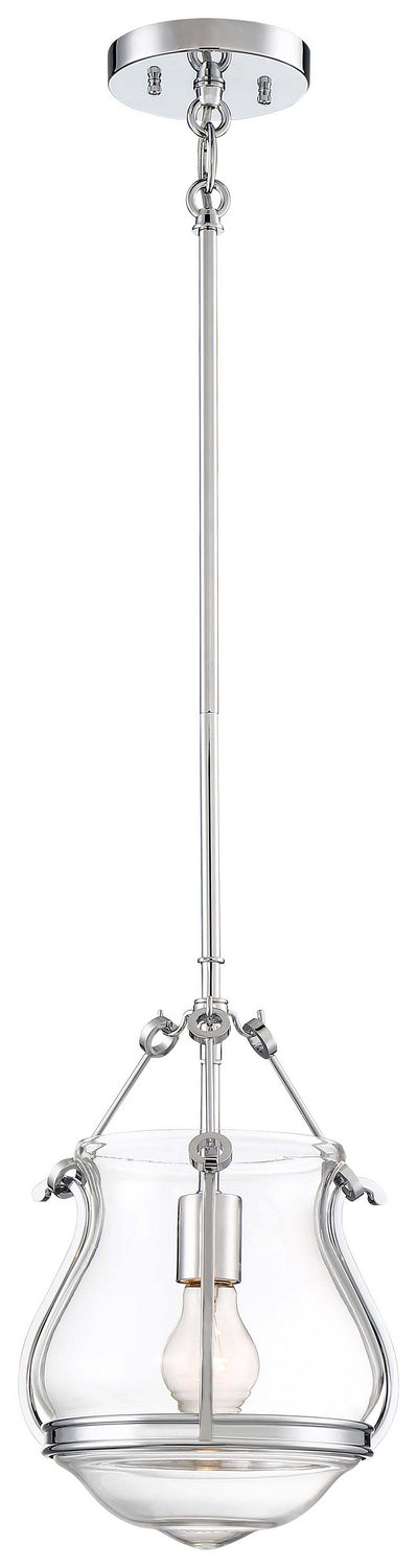 Minka-Lavery 2332-77 One Light Pendant, Chrome