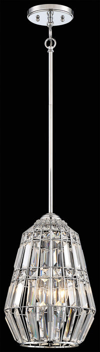 Minka-Lavery 2343-77 Three Light Mini Pendant, Chrome