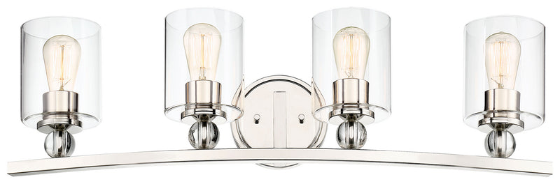 Minka-Lavery 3080-613 Four Light Bath, Polished Nickel
