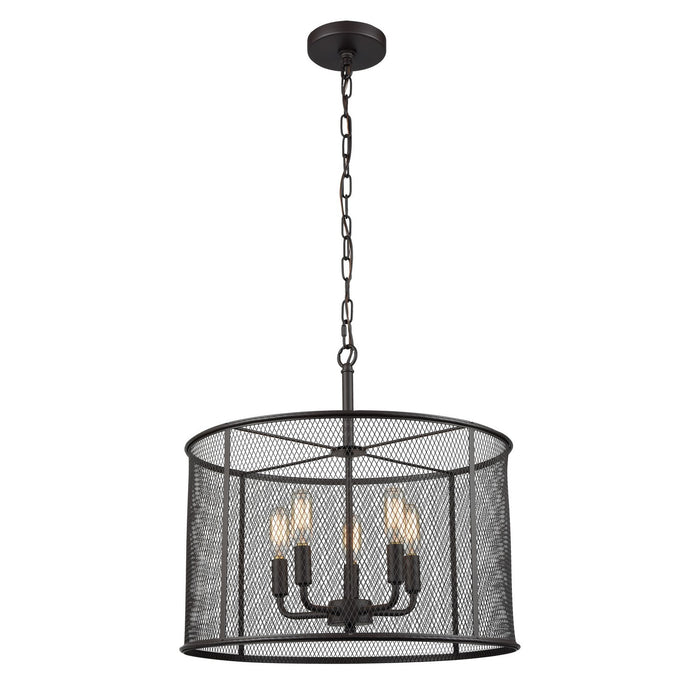 ELK Home CN250541 Five Light Chandelier, Oil Rubbed Bronze