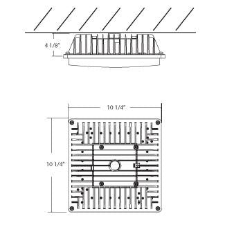 Eurofase 23251-014 LED Outdoor Surface Mount, Architectural Bronze