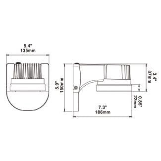 Eurofase 26079-011 LED Outdoor Wall Mount, Architectual Bronze