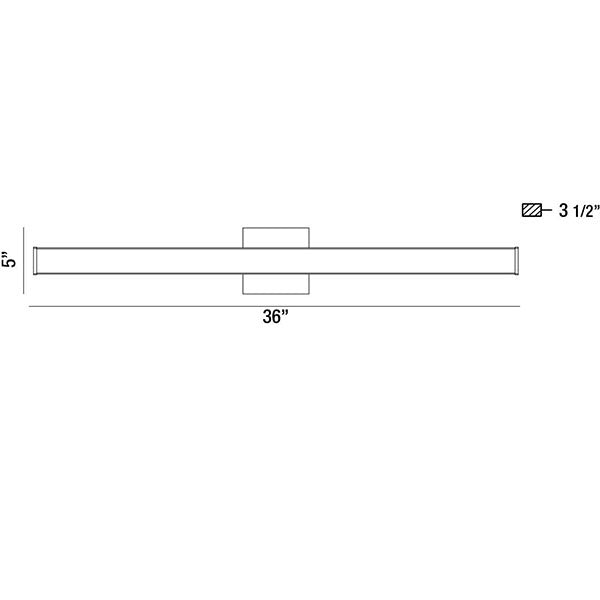 Eurofase 30192-010 LED Wall Sconce, Aluminum