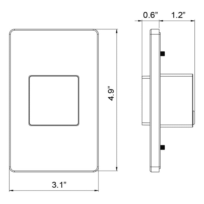 Eurofase 30287-013 LED Outdoor Inwall, White