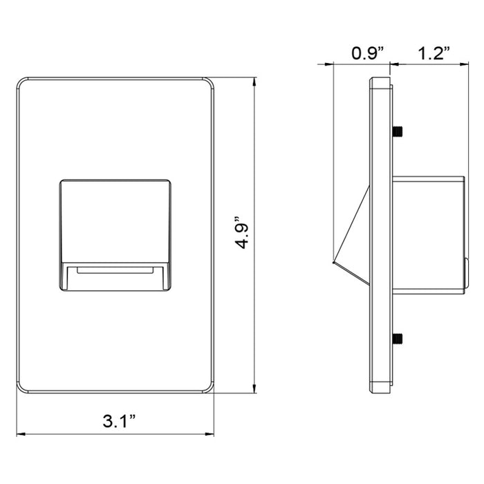 Eurofase 30289-017 LED Outdoor Inwall, White