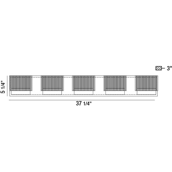 Eurofase 31441-018 LED Bathbar, Chrome