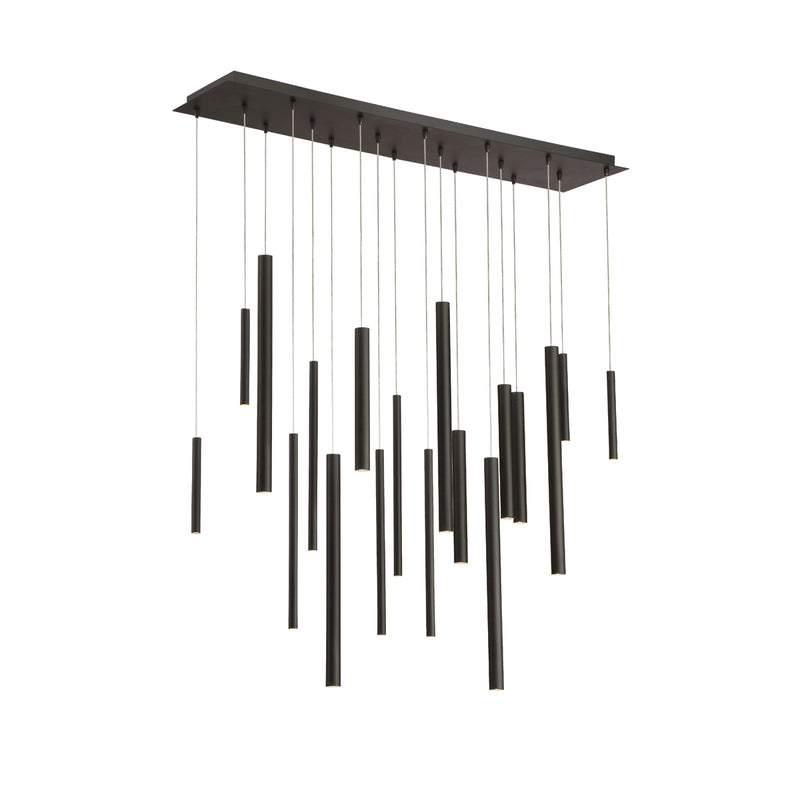 Eurofase 31446-013 LED Chandelier, Black
