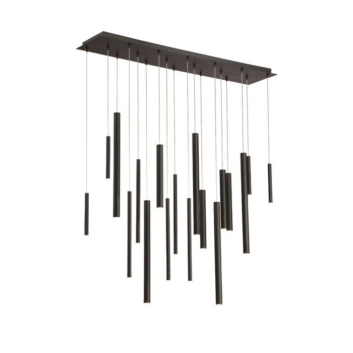 Eurofase 31446-013 LED Chandelier, Black