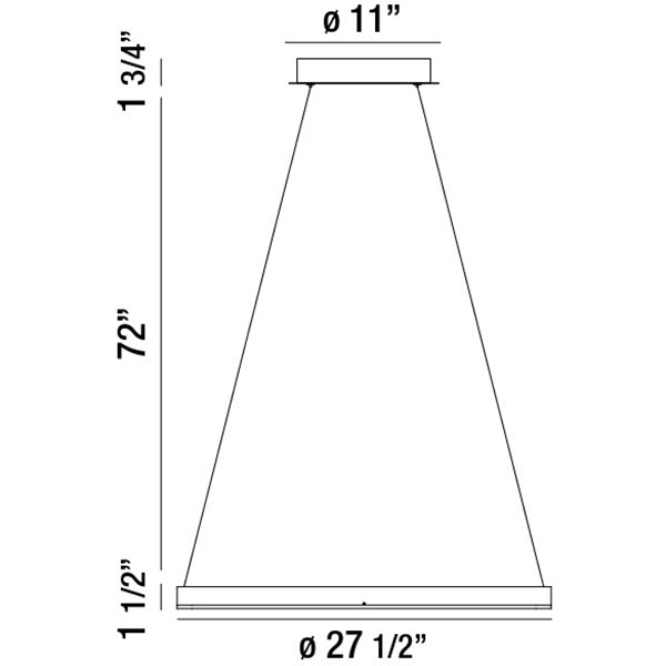 Eurofase 31471-015 LED Chandelier, Silver