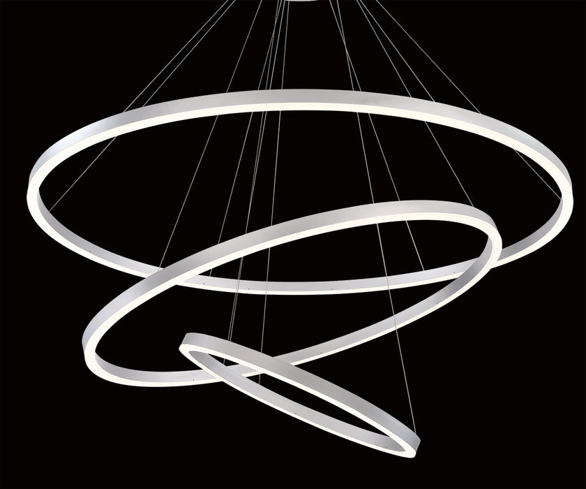 Eurofase 31474-016 LED Chandelier, Silver