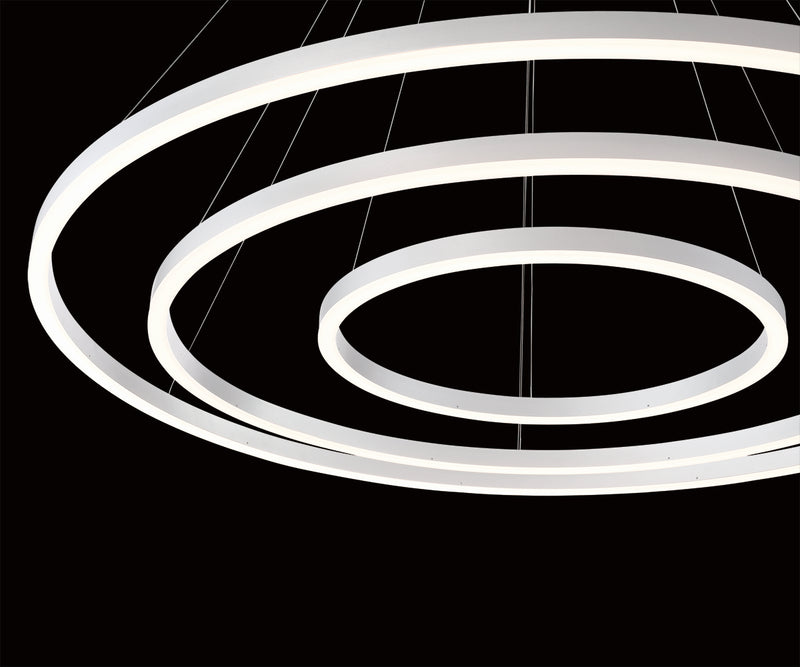 Eurofase 31474-016 LED Chandelier, Silver