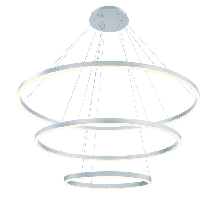 Eurofase 31474-016 LED Chandelier, Silver