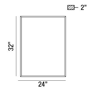 Eurofase 31479-011 LED Mirror, Silver