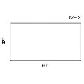 Eurofase 31480-017 LED Mirror, Silver