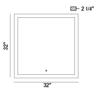 Eurofase 31482-015 LED Mirror, Mirror
