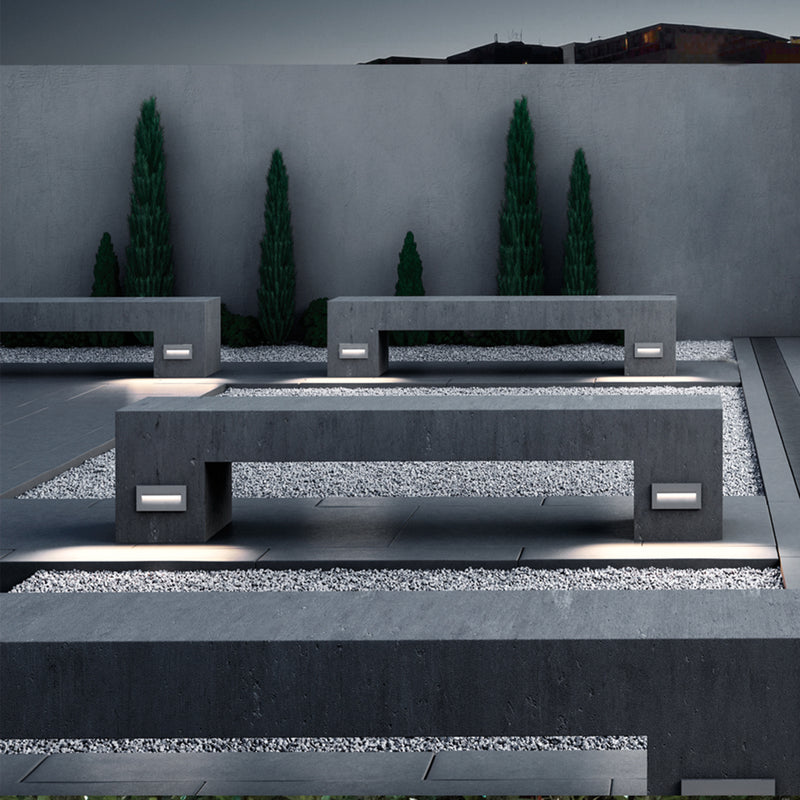 Eurofase 31576-017 LED Outdoor Inwall, Marine Grey