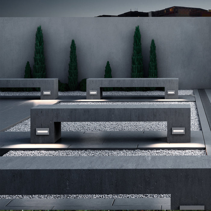 Eurofase 31576-017 LED Outdoor Inwall, Marine Grey