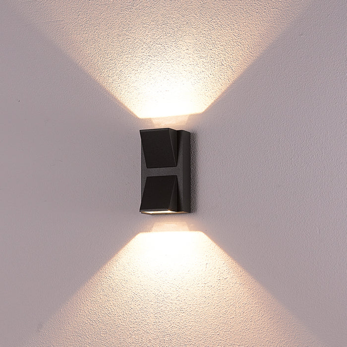 Eurofase 31582-025 LED Outdoor Wall Mount, Graphite Grey