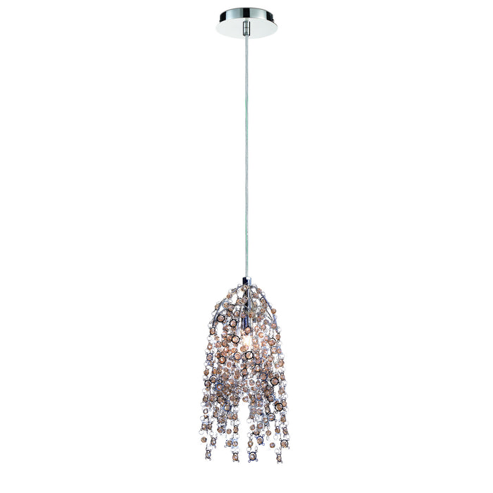Eurofase 31615-013 One Light Pendant, Chrome