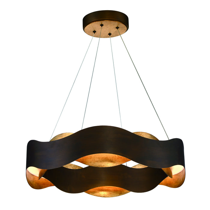 Eurofase 31783-019 LED Chandelier, Bronze-Gold