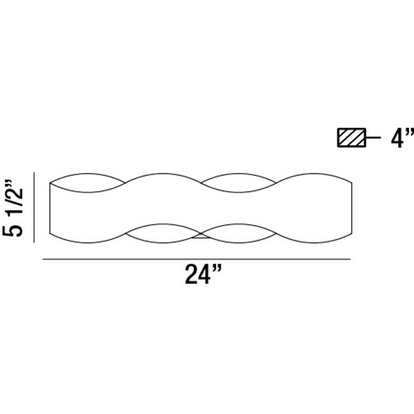 Eurofase 31784-016 LED Bathbar, Bronze-Gold