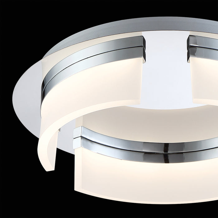 Eurofase 31799-010 LED Flush Mount, Chrome