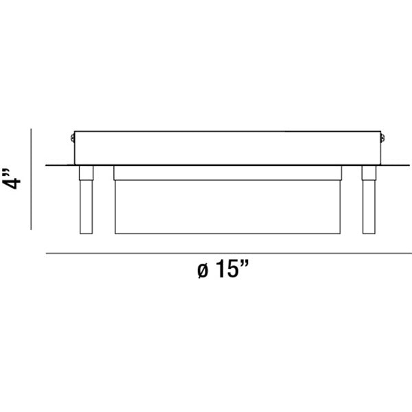Eurofase 31799-010 LED Flush Mount, Chrome