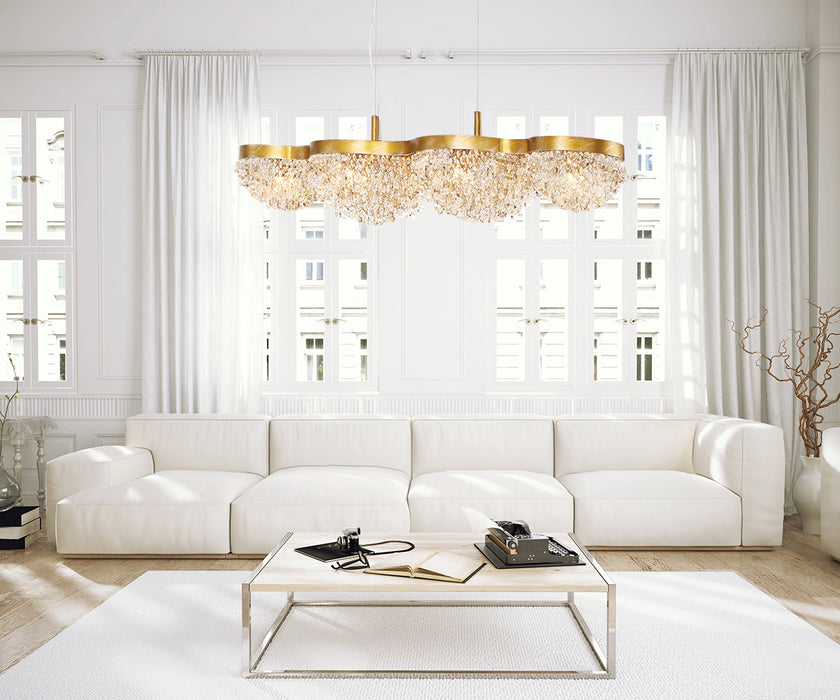 Eurofase 31831-017 15 Light Chandelier, Gold