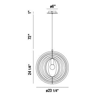 Eurofase 31872-010 One Light Pendant, Wood