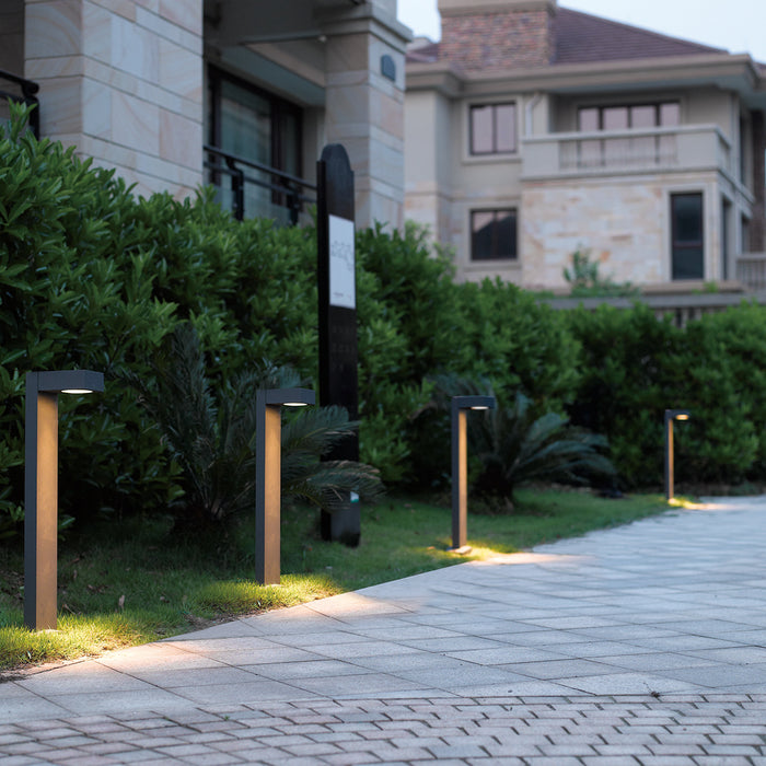 Eurofase 31909-027 LED Bollard, Graphite Grey