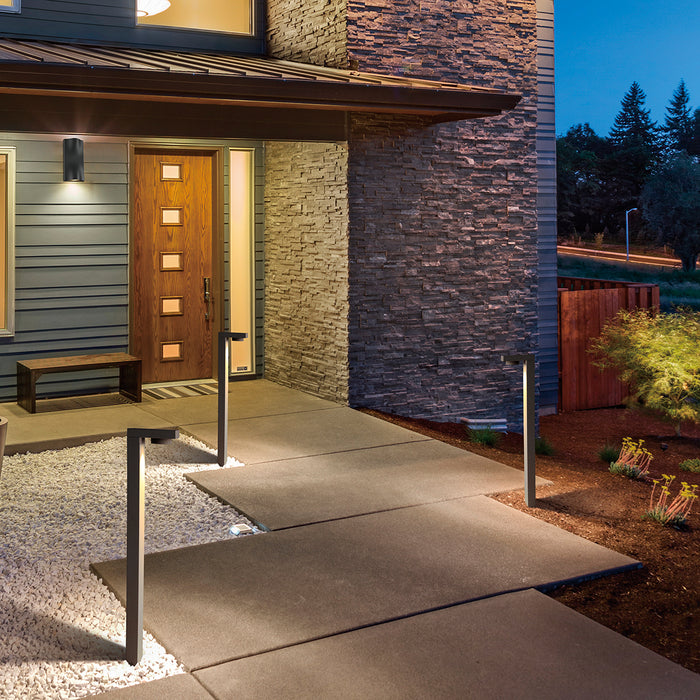Eurofase 31911-023 LED Bollard, Graphite Grey