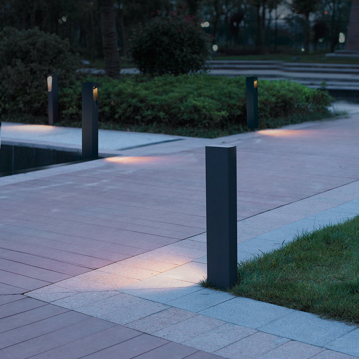 Eurofase 31914-024 LED Bollard, Graphite Grey