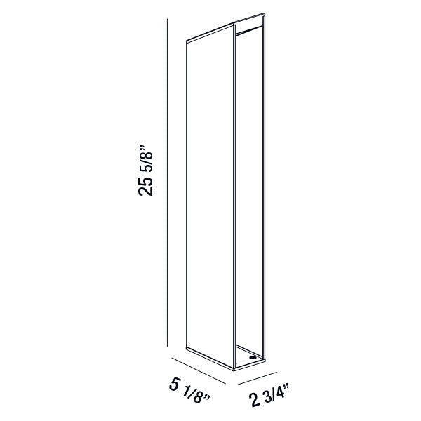 Eurofase 31915-021 LED Bollard, Graphite Grey