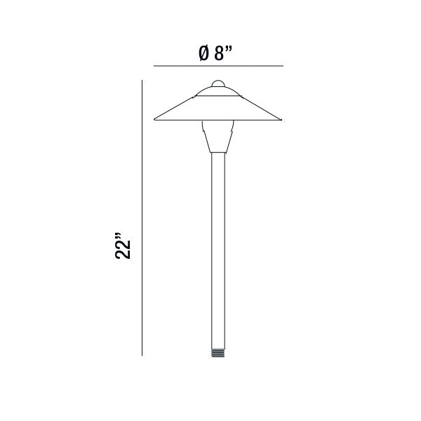 Eurofase 31935-012 LED Path, Antique Bronze
