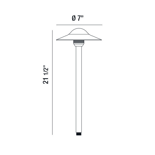 Eurofase 31936-019 LED Path, Antique Bronze
