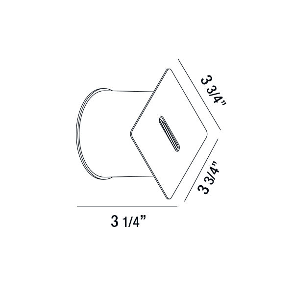 Eurofase 32151-015 LED Outdoor Inwall, Stainless Steel