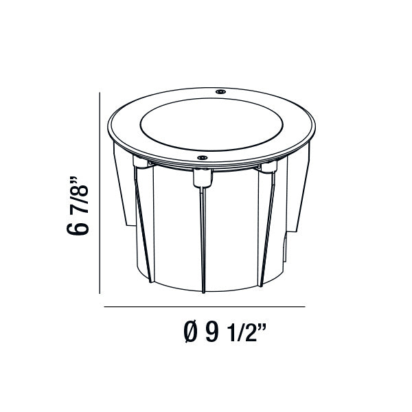 Eurofase 32188-011 LED Outdoor Inground, Stainless Steel