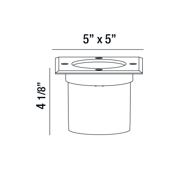 Eurofase 32190-014 LED Outdoor Inground, Stainless Steel