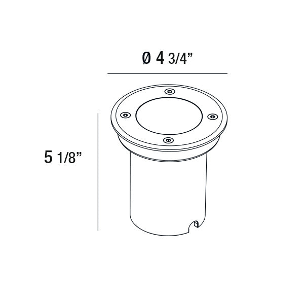 Eurofase 32193-015 LED Outdoor Inground, Stainless Steel