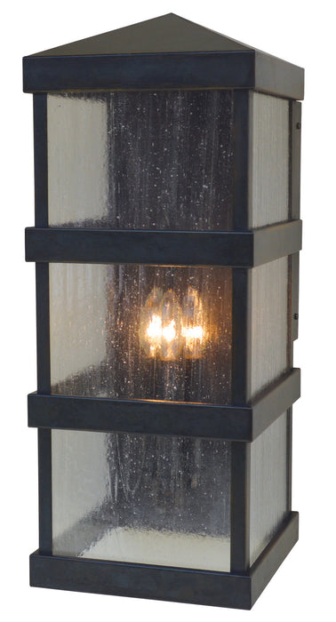 Arroyo BAW-10CS-BZ Three Light Wall Mount, Bronze