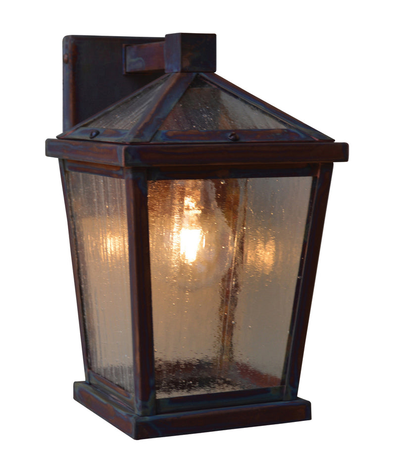Arroyo DEB-6CS-RC One Light Wall Mount, Raw Copper