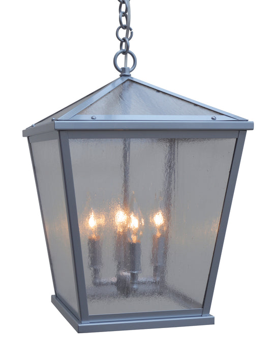 Arroyo DEH-13CS-P Four Light Pendant, Pewter