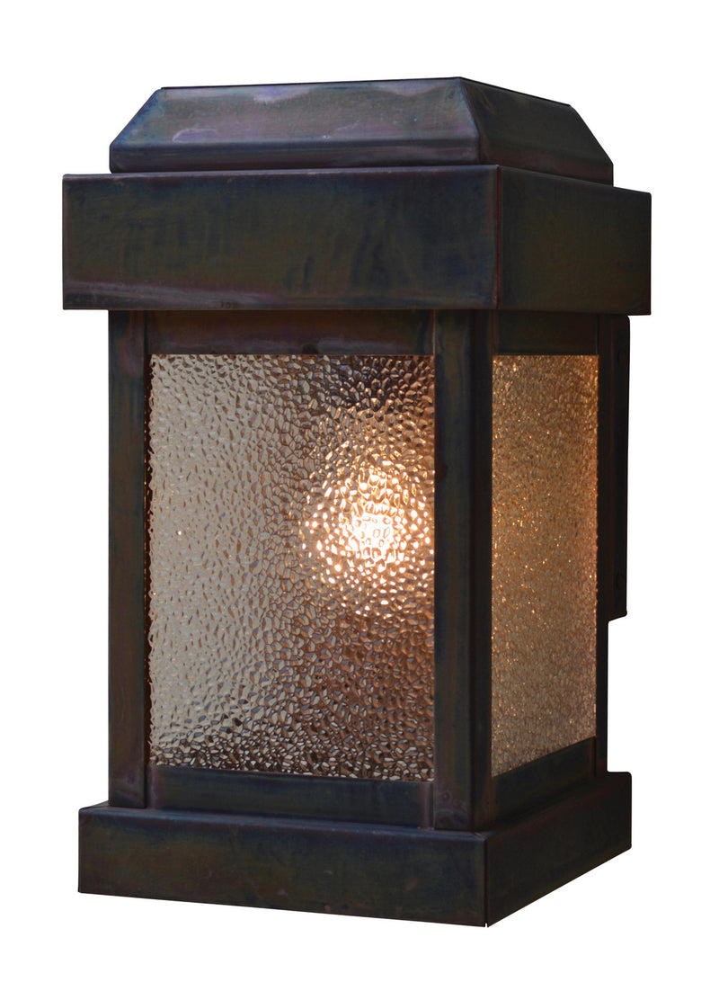 Arroyo SYW-7DD-RC One Light Wall Mount, Raw Copper